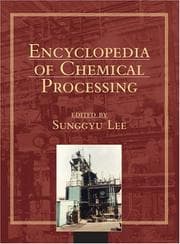 Tapa de Encyclopedia of Chemical Processing - 5 Volume Set (Encyclopedia of Chemical Processing and Design)