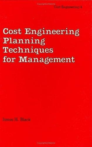 Tapa de Cost Engineering Management Techniques (Cost Engineering)