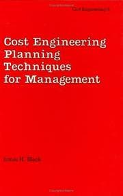 Tapa de Cost Engineering Management Techniques (Cost Engineering)