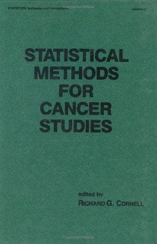 Tapa de Statistical methods for cancer studies