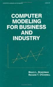 Tapa de Computer modeling for business and industry