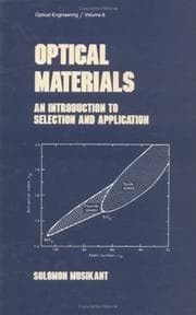 Tapa de Optical materials