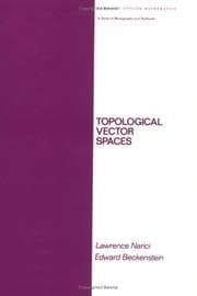 Tapa de Topological vector spaces