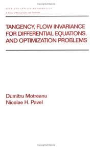 Tapa de Tangency, flow invariance for differential equations, and optimization problems