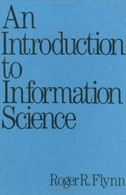 Tapa de An introduction to information science
