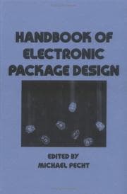 Tapa de Handbook of Electronic Package Design (Mechanical Engineering (Marcell Dekker))