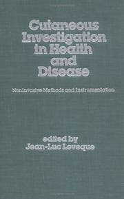 Tapa de Cutaneous investigation in health and disease