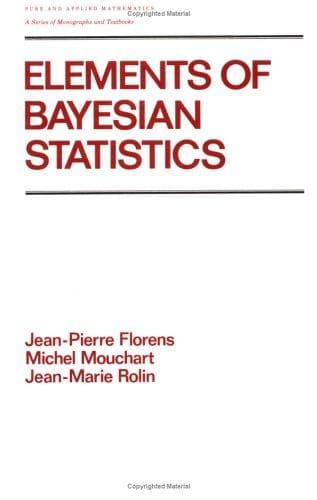 Tapa de Elements of Bayesian statistics