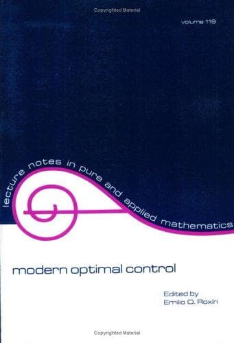 Tapa de Modern optimal control