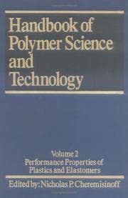 Tapa de Handbook of polymer science and technology