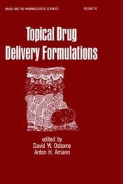 Tapa de Topical Drug Delivery Formulations (Drugs and the Pharmaceutical Sciences)