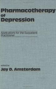 Tapa de Pharmacotherapy of Depression