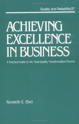 Tapa de Achieving excellence in business