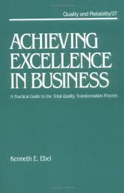 Tapa de Achieving excellence in business