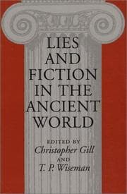Tapa de Lies and fiction in the ancient world