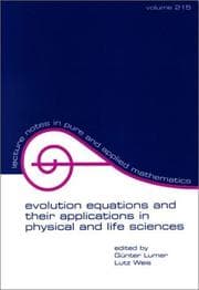 Tapa de Evolution Equations and Their Applications in Physical and Life Sciences
