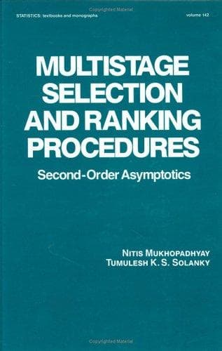 Tapa de Multistage selection and ranking procedures