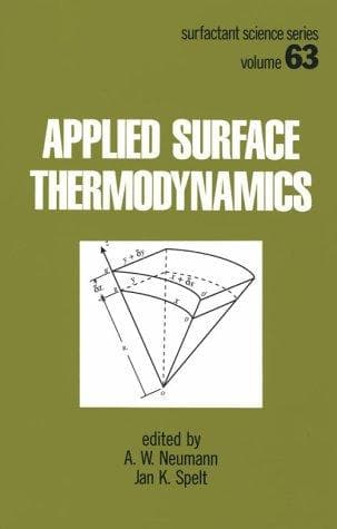 Tapa de Applied surface thermodynamics