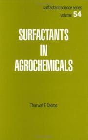 Tapa de Surfactants in agrochemicals