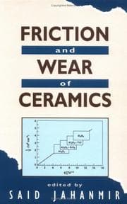 Tapa de Friction and Wear of Ceramics (Materials Engineering, Vol 6)