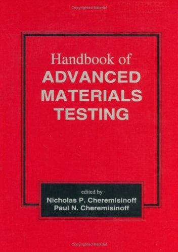 Tapa de Handbook of Advanced Materials Testing