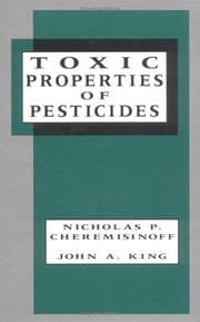 Tapa de Toxic properties of pesticides