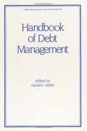 Tapa de Handbook of debt management
