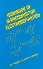 Tapa de Handbook of semiconductor electrodeposition