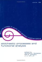 Tapa de Stochastic processes and functional analysis