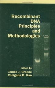 Tapa de Recombinant DNA Principles Methodologies