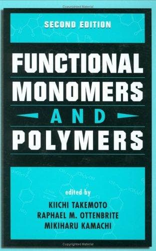 Tapa de Functional Monomers and Polymers, Second Edition