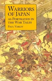 Tapa de Warriors of Japan as portrayed in the war tales