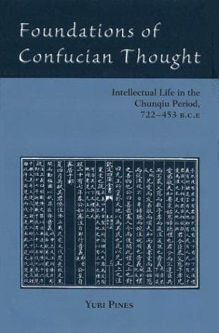 Tapa de Foundations of Confucian thought