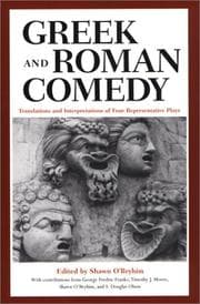 Tapa de Greek and Roman Comedy