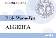Tapa de Daily Warm-ups For Algebra (Daily Warm-Ups Math Series Ser)