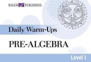 Tapa de Daily Warm-ups For Pre-algebra (Daily Warm-Ups Math Series Ser)