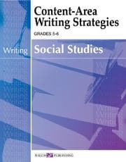 Tapa de Content-Area Writing Strategies Grades 5-6 - Social Studies (Writing) (Content-Area Reading, Writing, Vocabulary for Social Studies  (5-6))