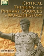 Tapa de Critical thinking using primary sources in world history