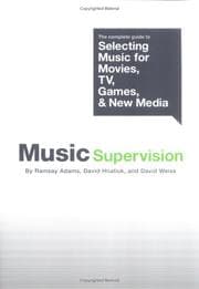 Tapa de Music supervision