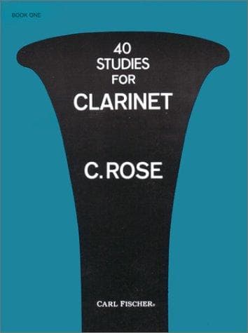 Tapa de 40 Studies for Clarinet