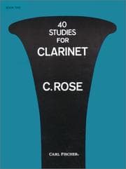Tapa de 40 Studies for Clarinet