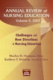 Tapa de Annual review of nursing education