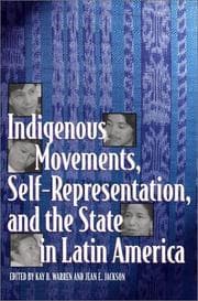 Tapa de Indigenous Movements, Self-Representation, and the State in Latin America