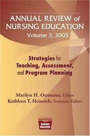 Tapa de Annual Review of Nursing Education Vol. 3