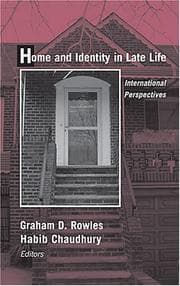 Tapa de Home and identity in late life