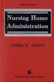 Tapa de Nursing home administration