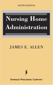 Tapa de Nursing Home Administration