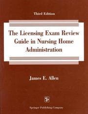 Tapa de The licensing exam review guide in nursing home administration