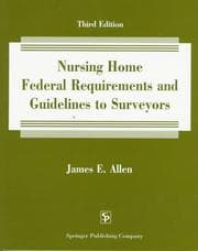 Tapa de Nursing home federal requirements and guidelines to surveyors