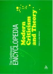 Tapa de The Continuum Encyclopedia of Modern Criticism And Theory